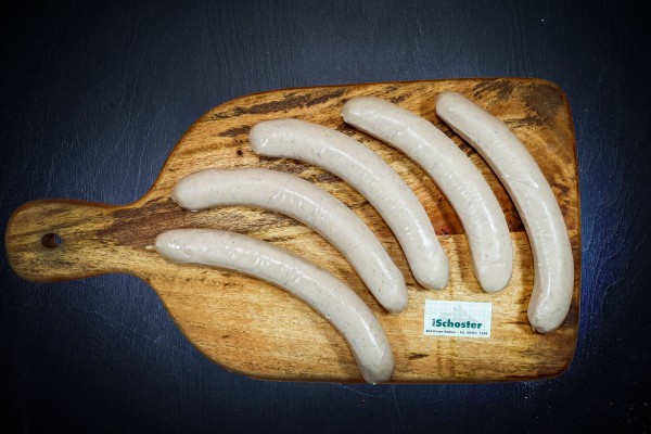 Rostbratwurst vom Strohschwein