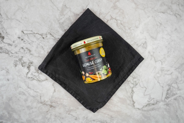 Bio Gemüse Curry, knackiges Gemüse in fruchtiger Currysauce