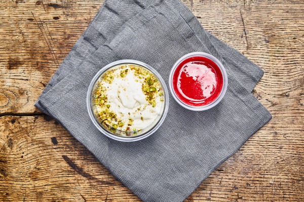 Panna Cotta mit Himbeermark