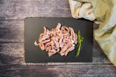Geschnetzeltes vom Strohschwein