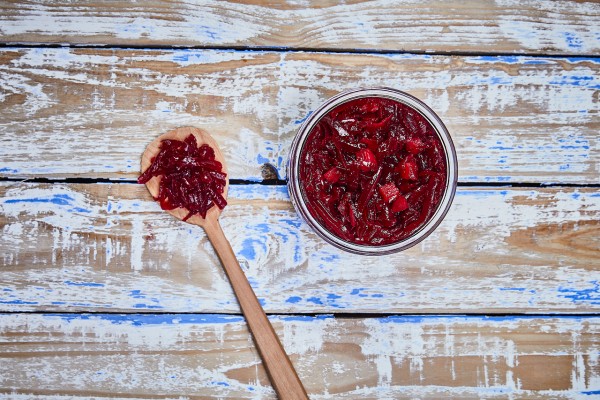 Rote Bete Salat mit Äpfeln